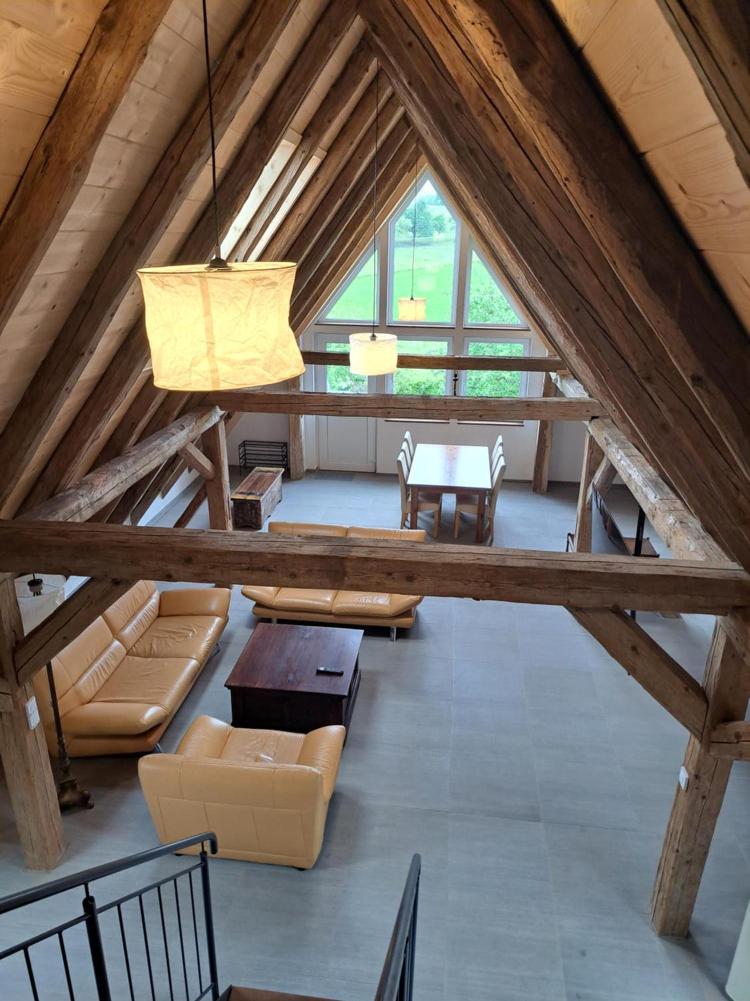 Ferienwohnung Heuboden Хюфинген Экстерьер фото